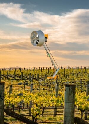 TBX мобільні вітряні установки для захисту садів від весняних радіаційних  морозів